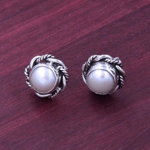 925 Silver & Freshwater Pearl Earrings